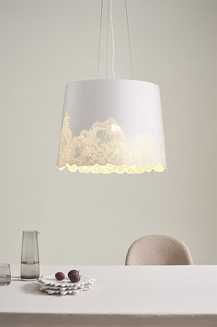 Đèn thả hợp kim hoa văn điêu khắc cao cấp M461B