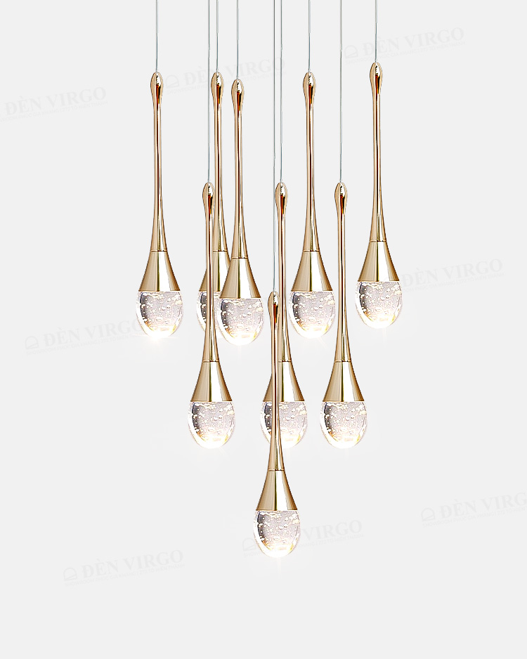 Đèn thả trang trí pha lê giọt nước cao cấp P8231/10