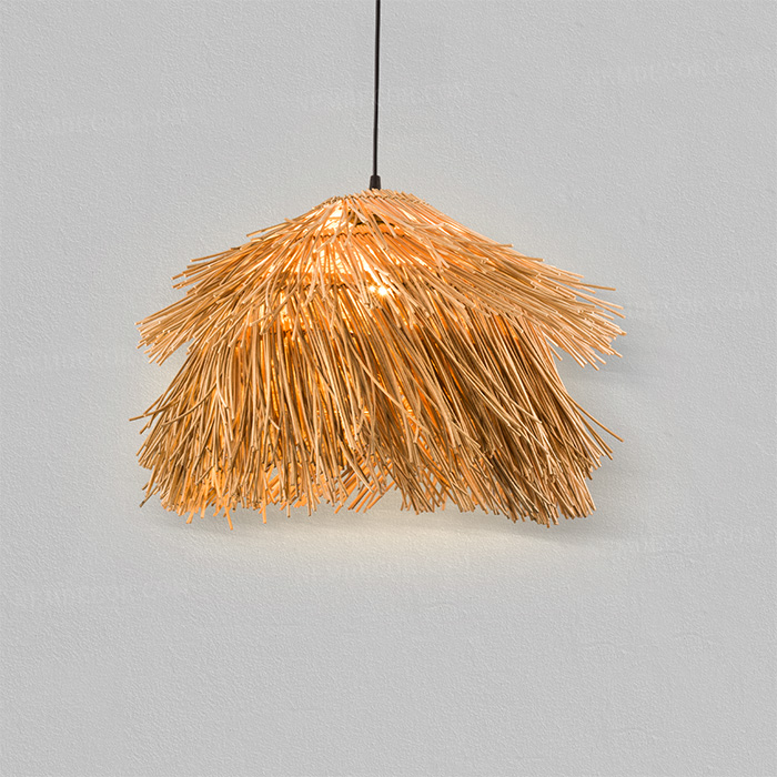 Đèn thả mây tre trang trí N87684