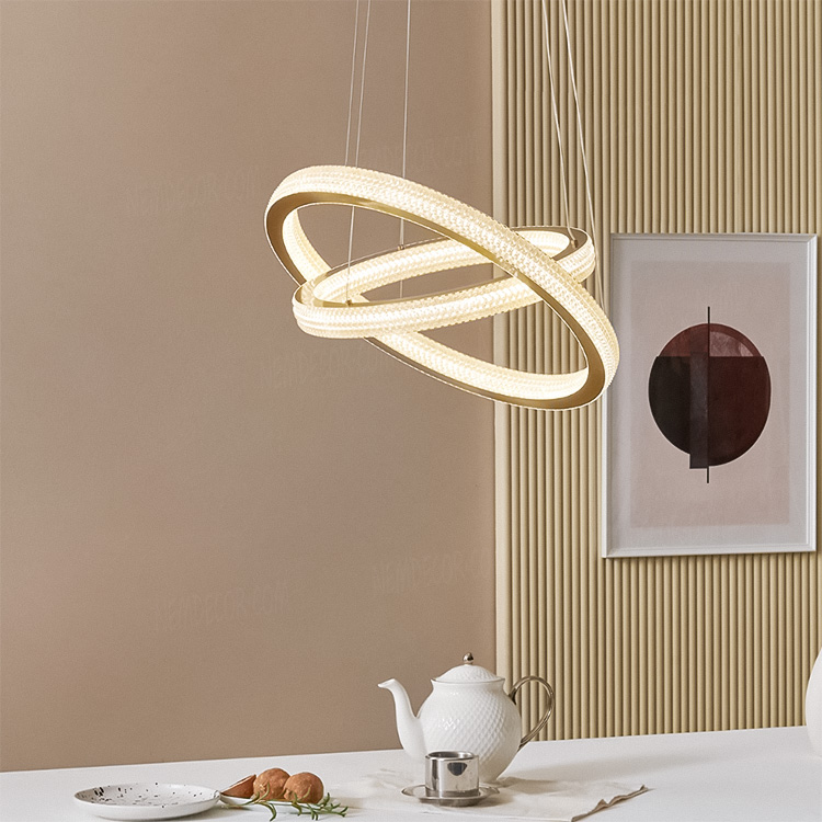 Đèn thả LED 2 vòng tròn cao cấp TL8465